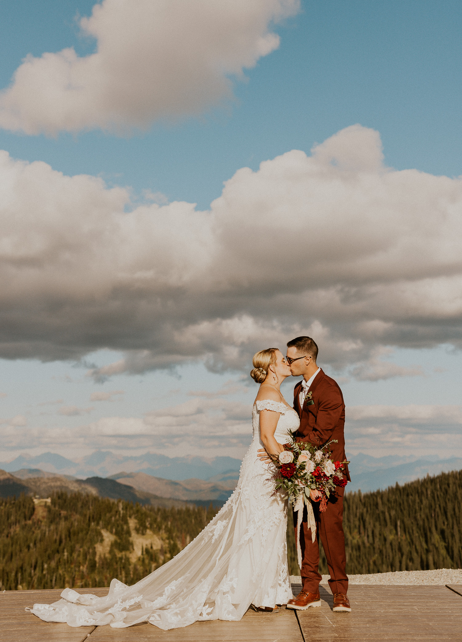 Whitefish Mountain Resort Wedding at the Summit