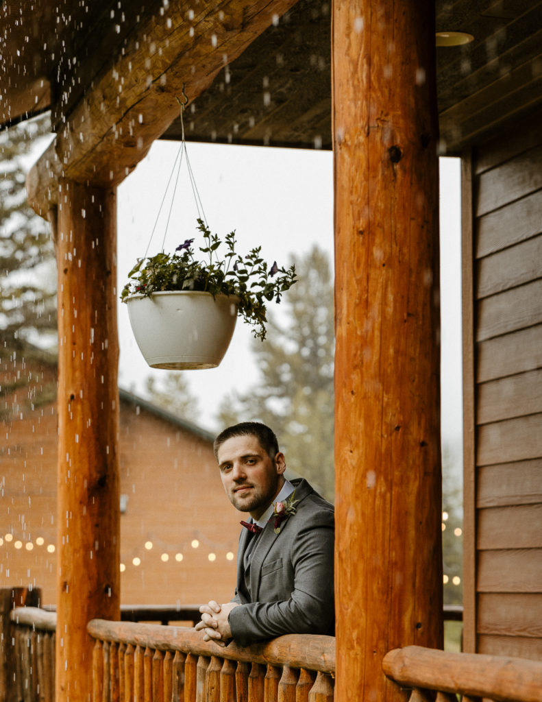 Rustic elegance from start meadow ranch wedding venue in Whitefish Montana