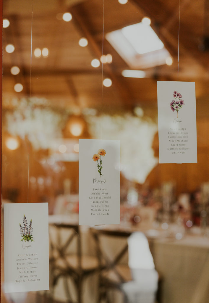 Floral themed wedding