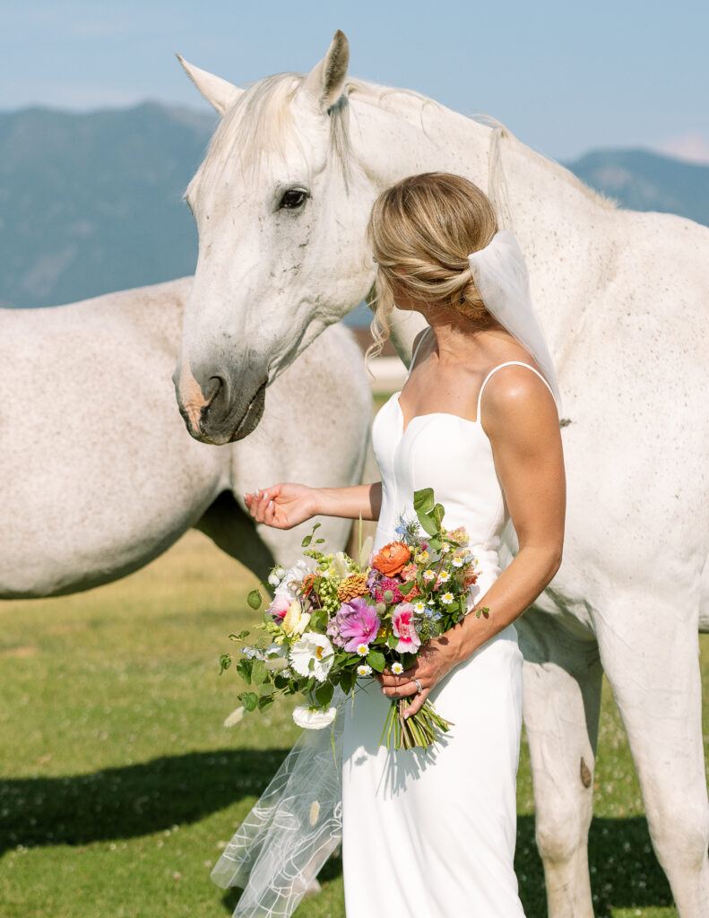 Montana Wedding with Horses