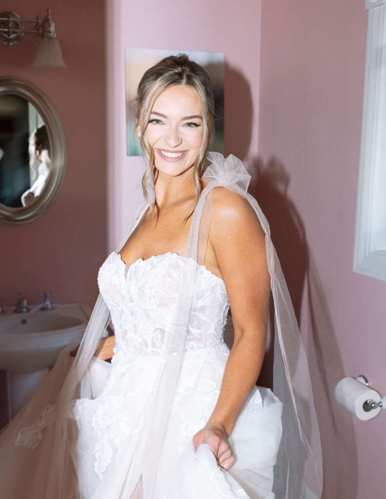 Pink Bathroom - Bridal Shoot - HaleyJPhoto