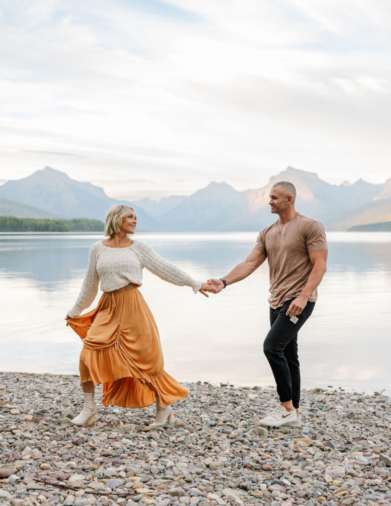 Couple Photography in Glacier National Park