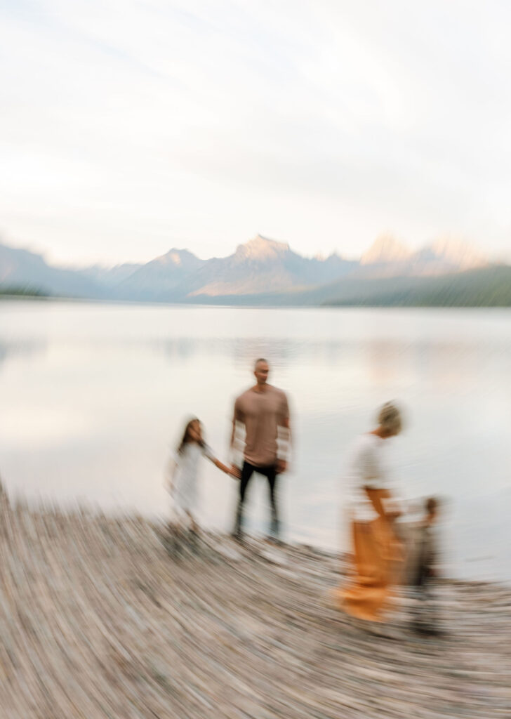 Family Photo at Lake McDonald