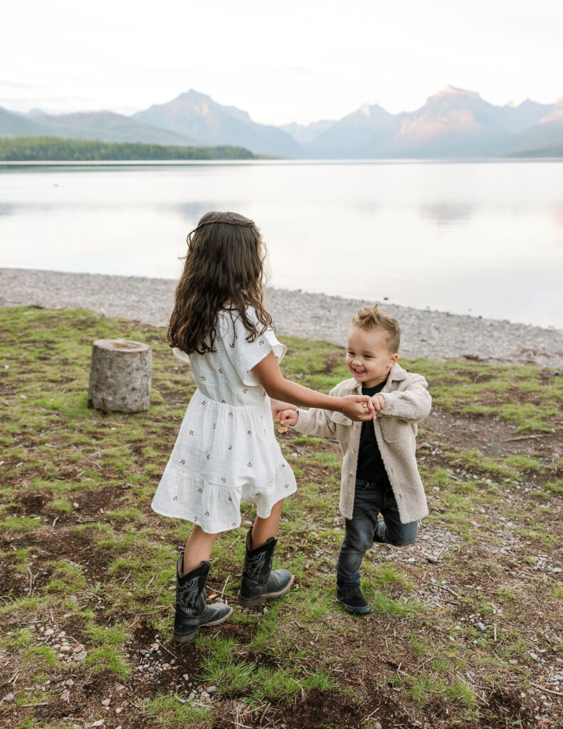 Kid Photography in Glacier National Park