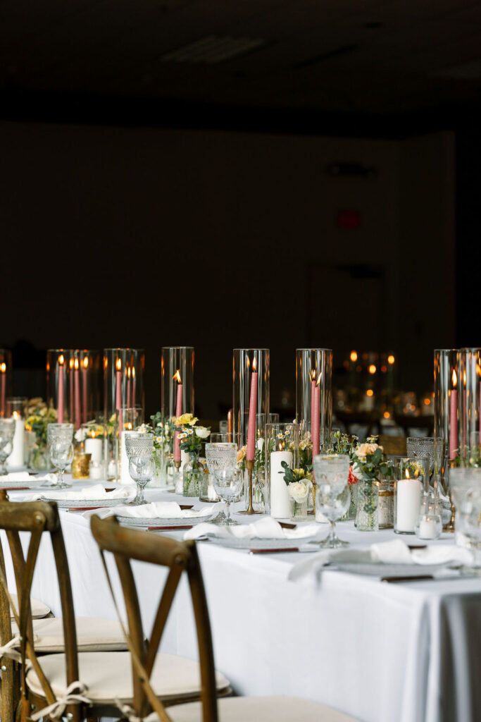Winter wedding decor - tablescape