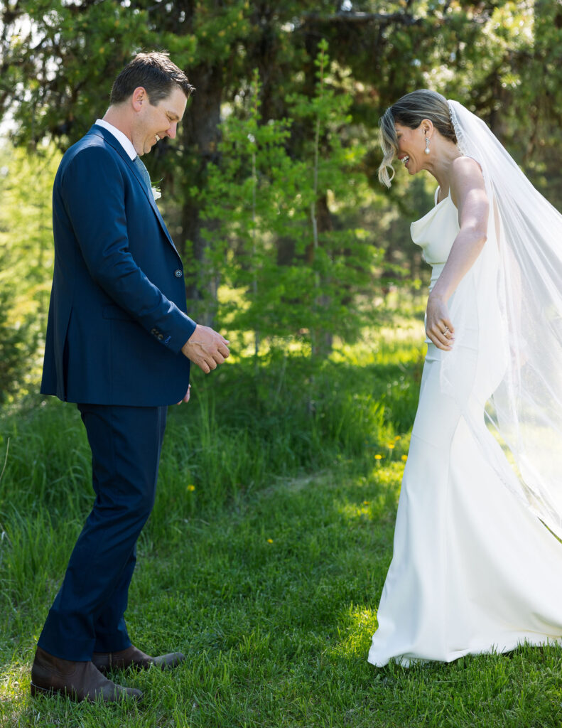 Bride and Groom First Look