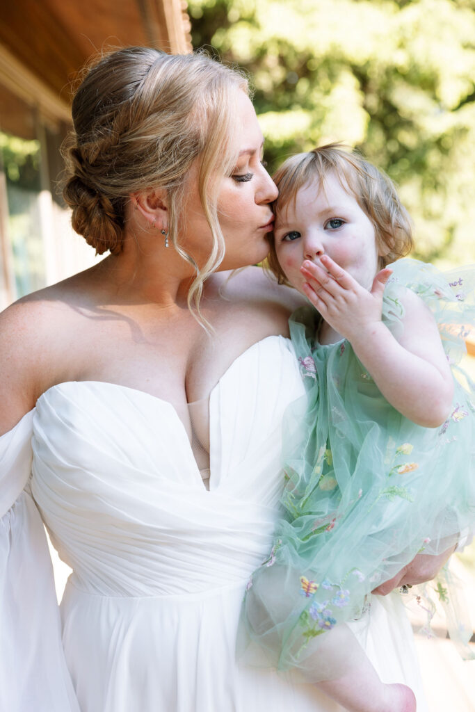 Bride and daughter of the bride