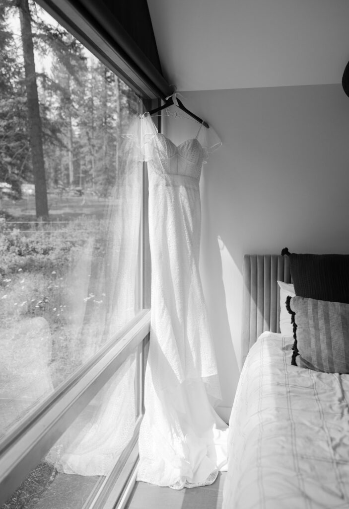 Stay Glacier Airbnb Wedding Venue - Brides Gown