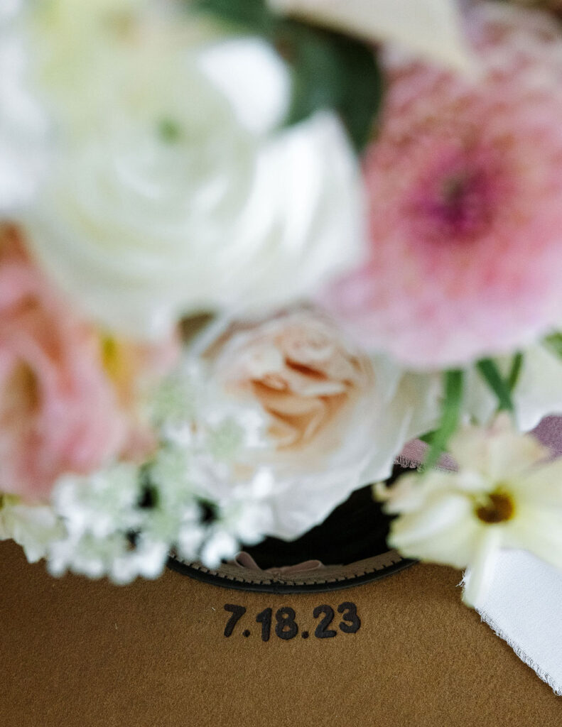 Airbnb Wedding Venue in Northwest Montana. Hat details.