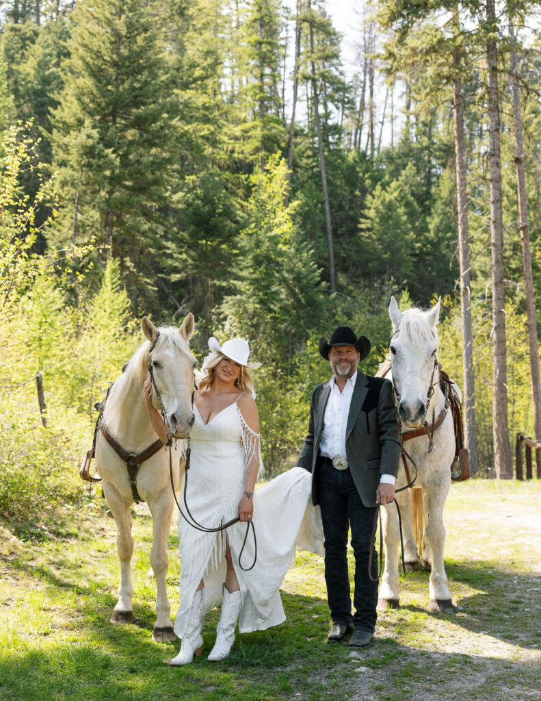 Northwest Montana Western Wedding Inspiration - Ranch Wedding