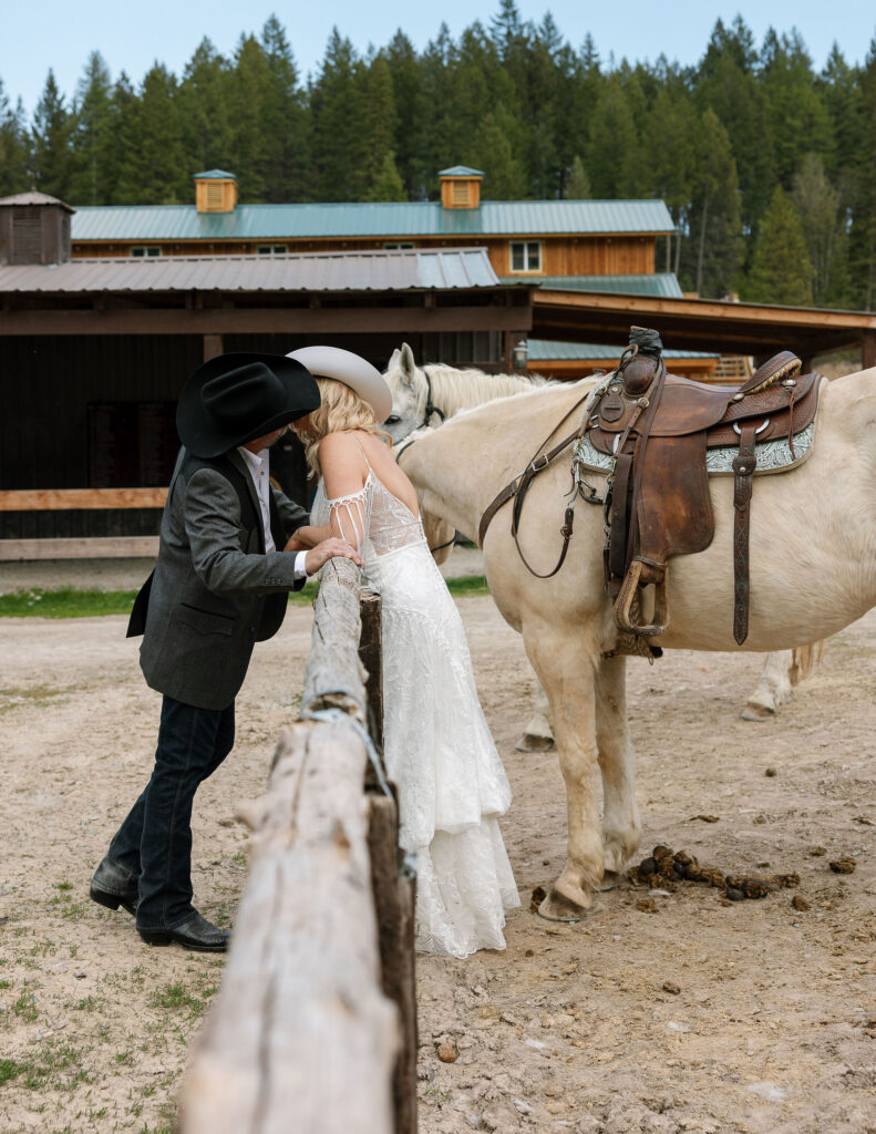Northwest Montana Western Wedding Inspiration - Ranch Wedding